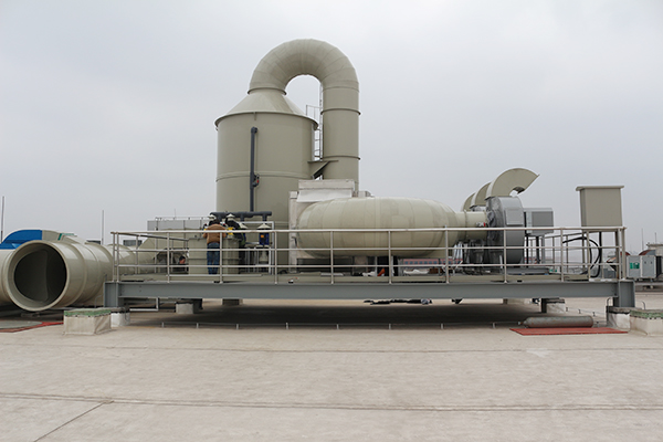 洗滌塔+放射性低溫等離子設備 洗滌塔+放射性低溫等離子設備